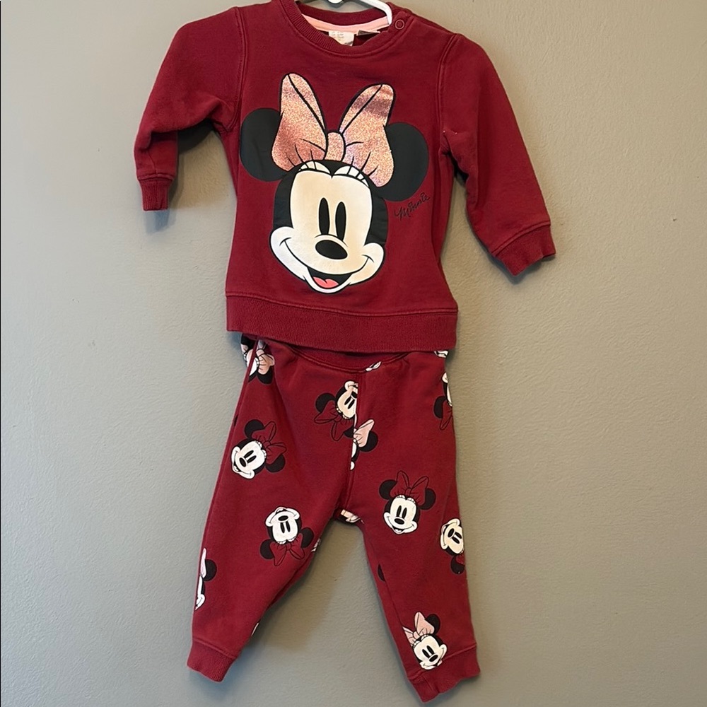 Disney Minnie Mouse Kids Pajamas - Red